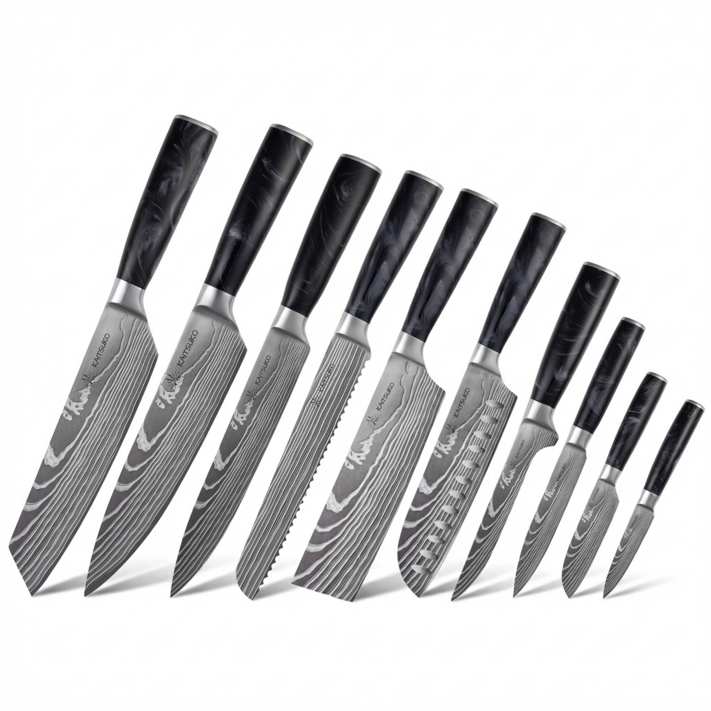 10-teiliges japanisches Messerset - Chef Tanaka