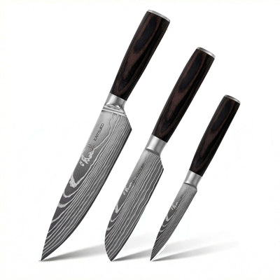 3-teiliges japanisches Messerset - Chef Tanaka