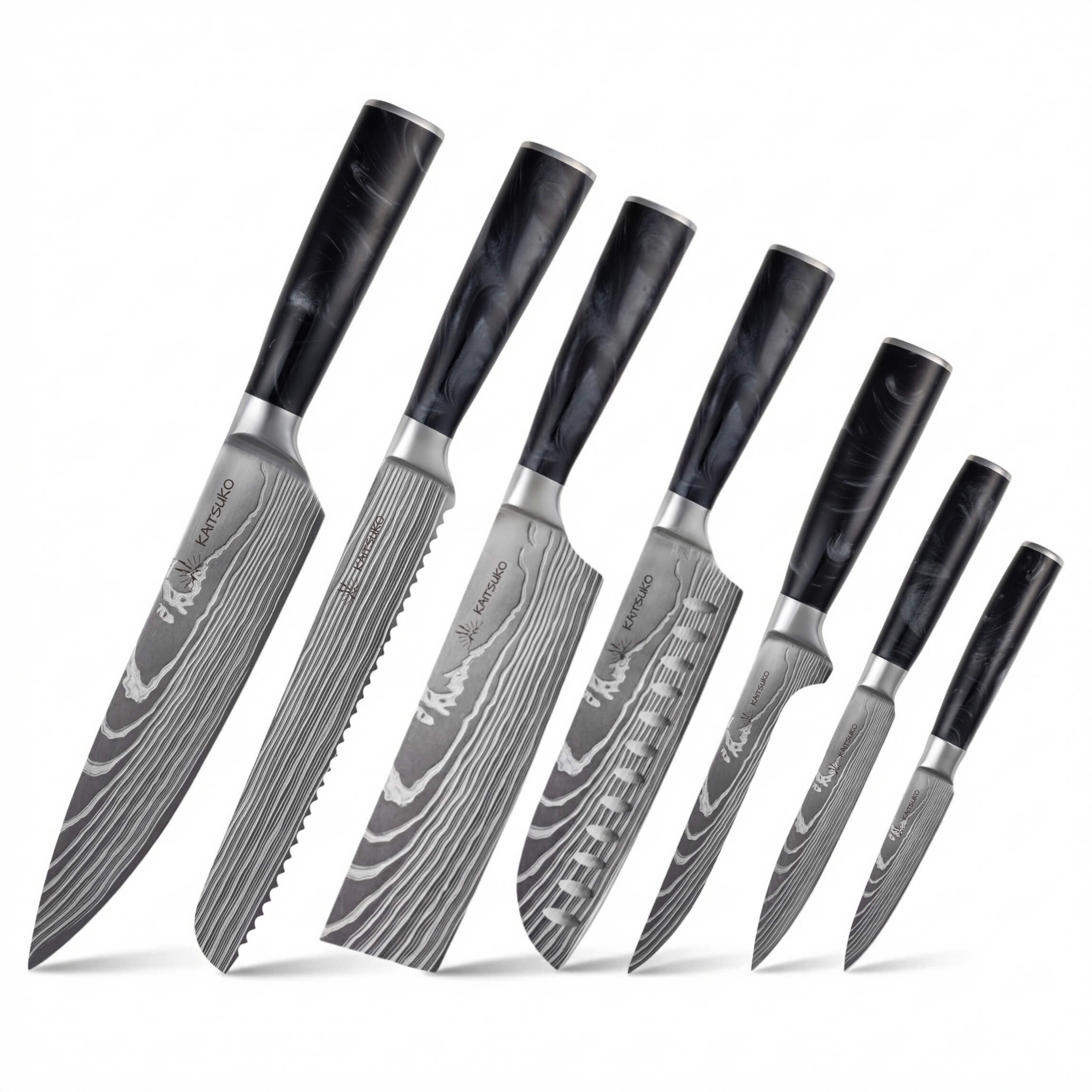 7-teiliges japanisches Messerset - Chef Tanaka
